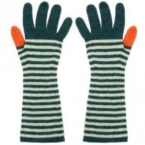 One Savvy Mother - Mallard Striped Gloves