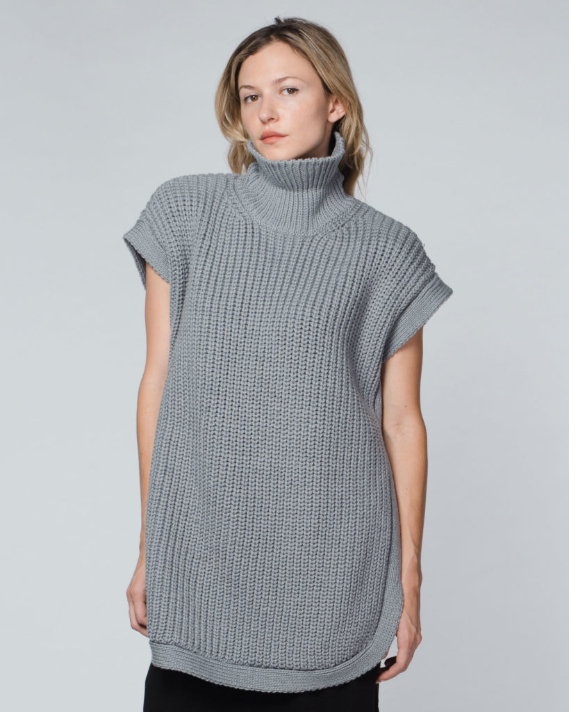 Sleeveless Turtleneck Sweater